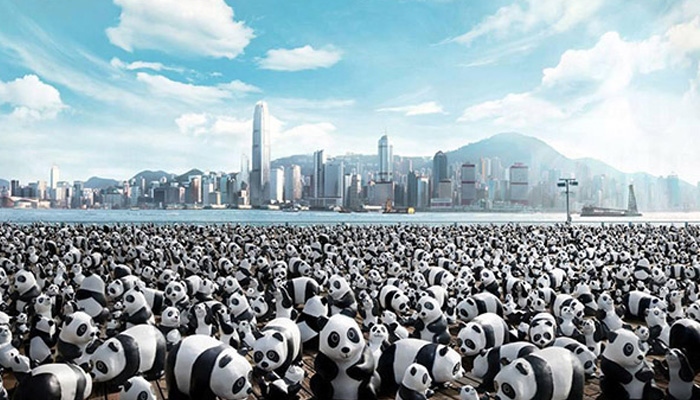 #展览# Paulo Grangeon 携手 WWF 打造纸熊猫展将于下月造访香港