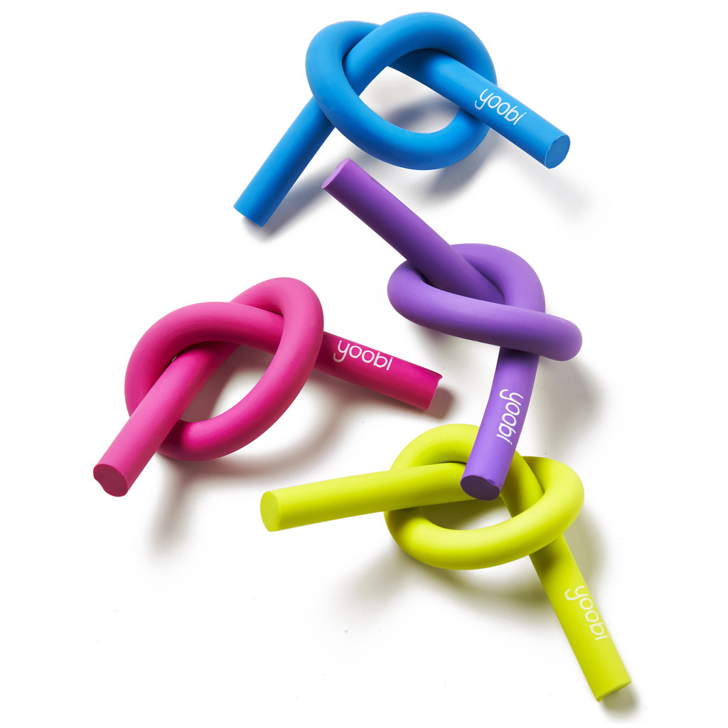 Pretzel Erasers, 4 Pack