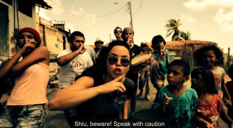 Construção Coletiva take the streets in this powerful Brazilian Rap da Rua #NoWorldCup.